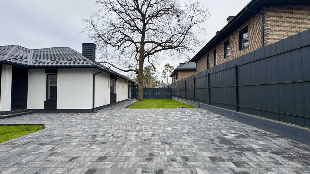 Одноповерховий будинок на 5 сотках у Бучі. Газове опалення