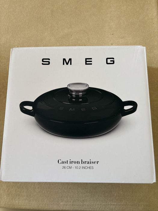 SMEG Cast iron braiser 26cm