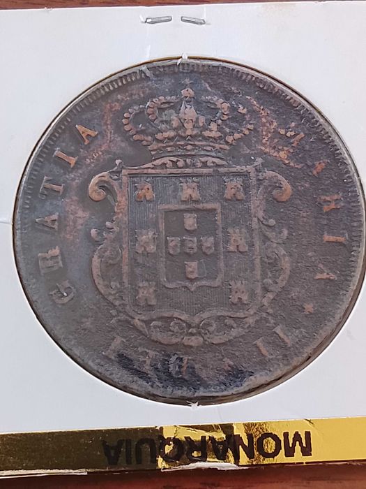 Moeda de XX Reis de 1847 - D. Maria II