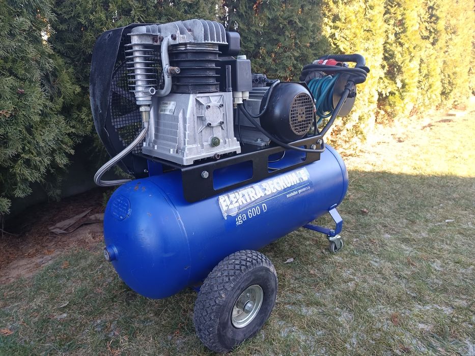 Niemiecki Kompresor sprężarka Electra Beckum Metabo Mega 600D 400v 90l