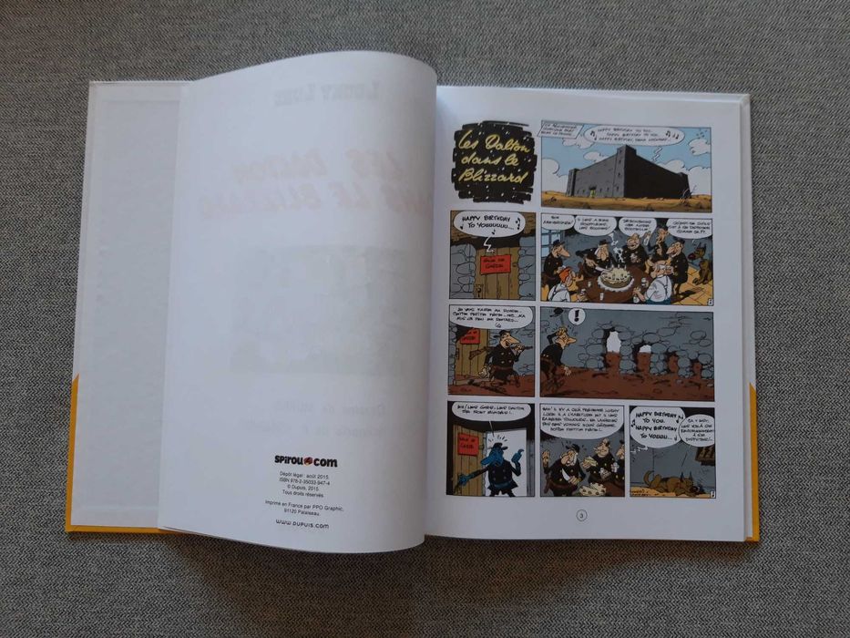 BD Lucky Luke "Les Dalton dans le blizzard"