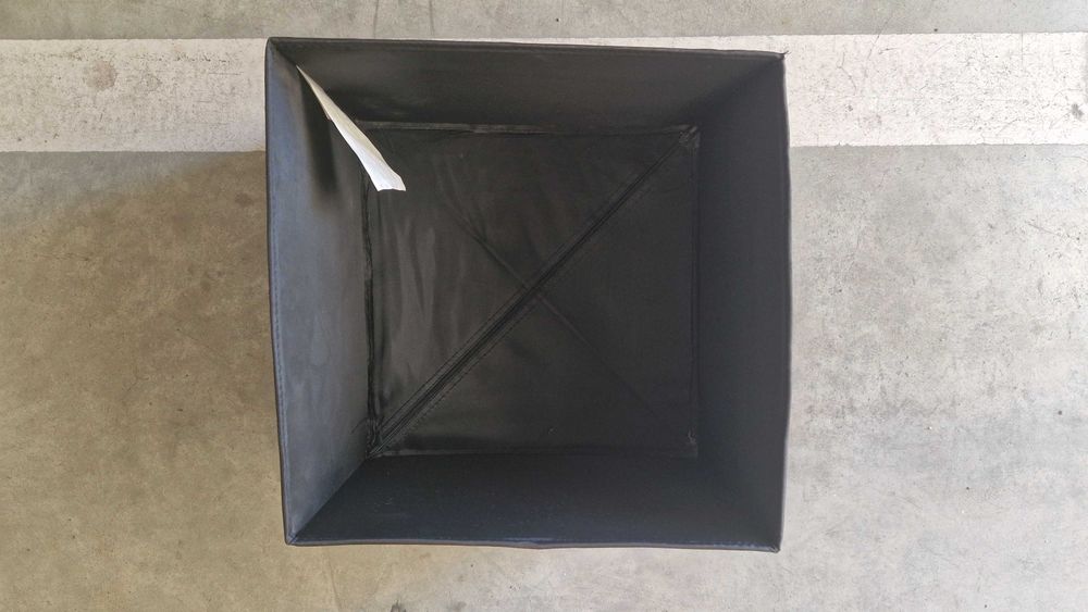 Caixa de arrumação Ikea Skubb 16635 preta