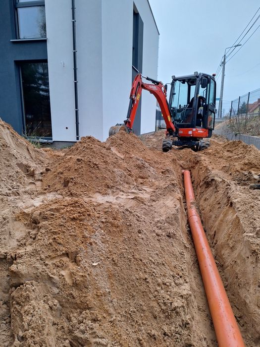 Odwodnienie terenu, drenaże montaż