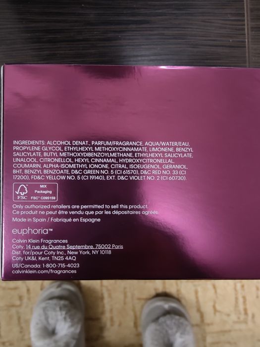 Парфумована вода Euphoria Calvin Klein,