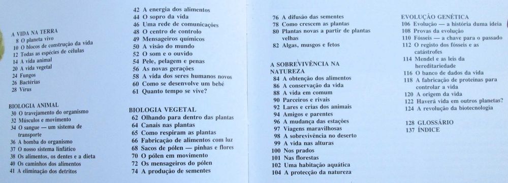 Enciclopédia Juvenil Ilustrada, Biologia (1988)