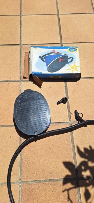 Bomba de ar encher com pé