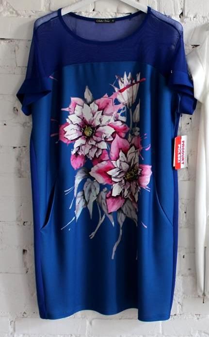 Chabrowa piękna sukienka r.46 nowa piękna