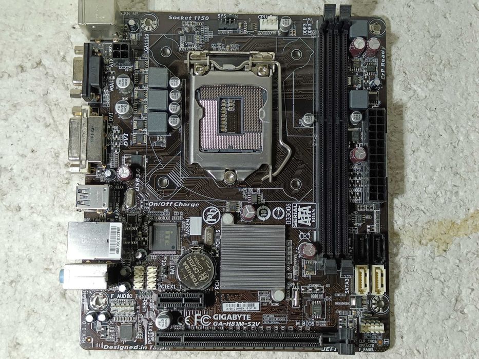 Материнська плата Gigabyte GA-H81M-S2V - MiniITX - LGA1150 під міні ПК
