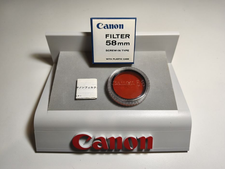 Filtro Canon Vintage 58mm O1 3x
