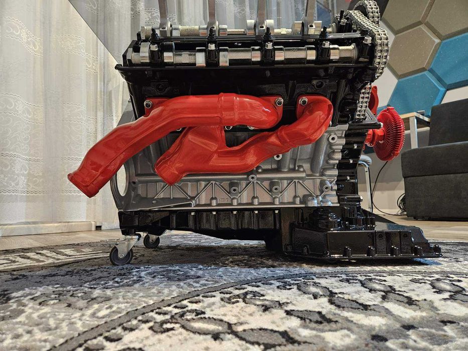 stolik z silnika v8 stół ława blat bmw blok