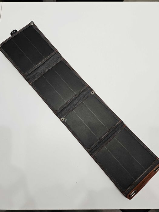 Składana Mocna Ładowarka Solarna USB Turystyczny Panel Słoneczny