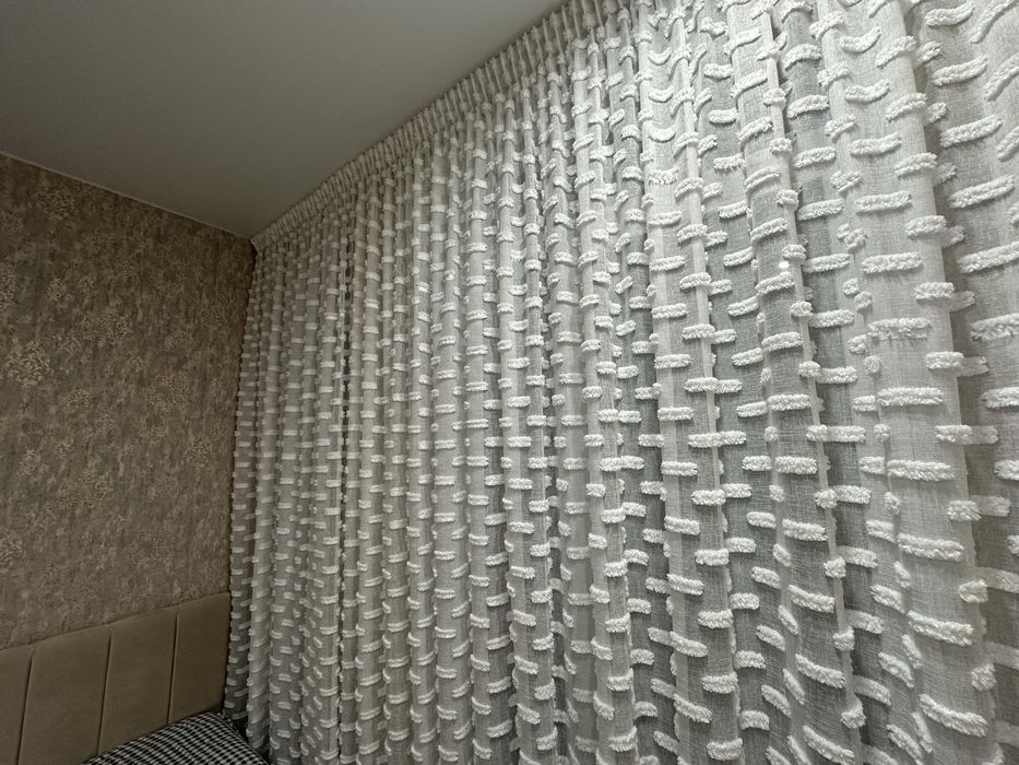 Тюль, штори льон