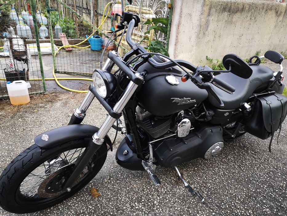 Vendo ou Troco por Auto.                       - Harley Davidson Dyna FXDB Street Bob 1584 cc