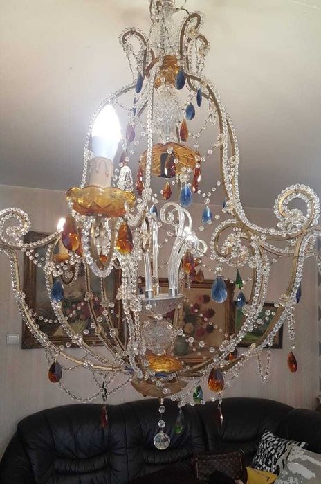 Żyrandol Włoski w stylu Maria Teresa