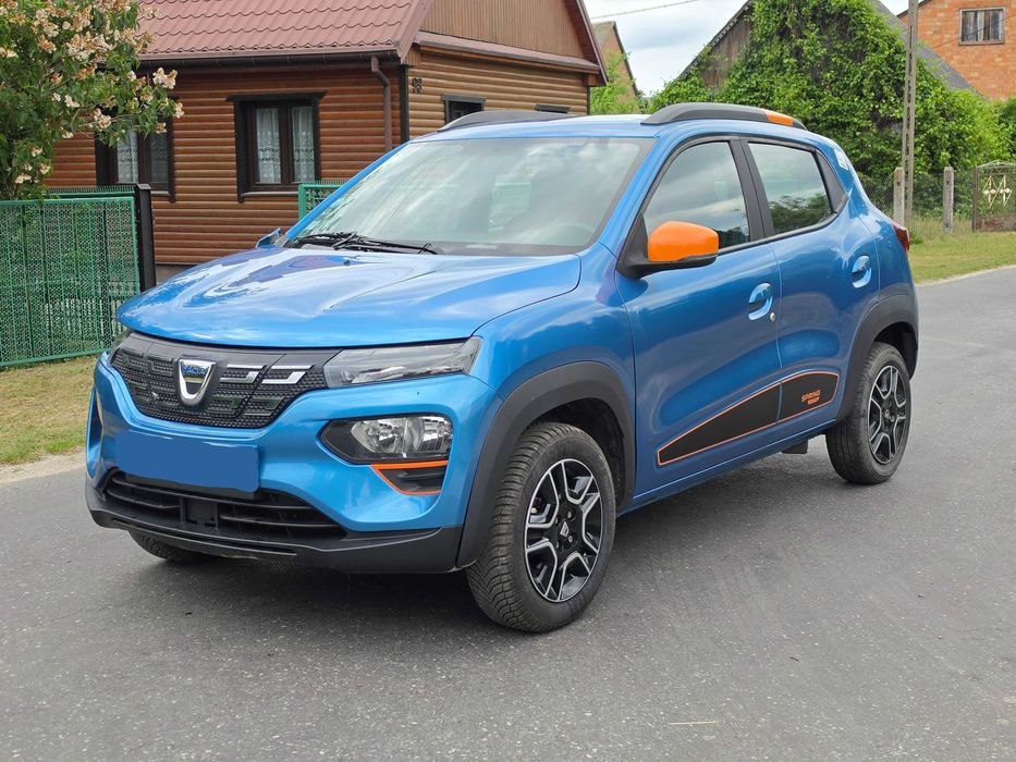 Dacia Spring EV 2021r Expression, Skóra Klima Nawigacja Kamera Cofania Radar