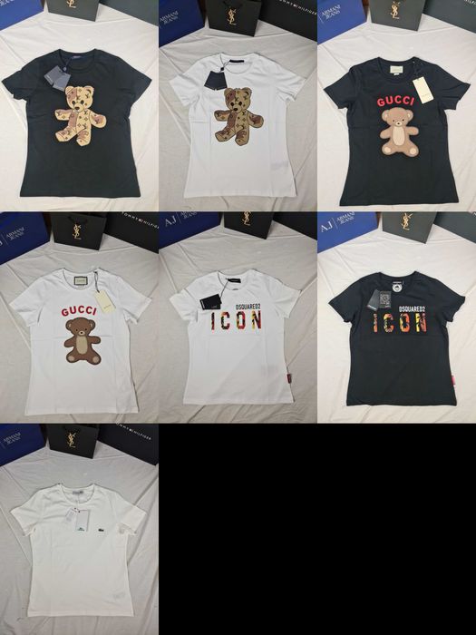 Koszulka damska gucci icon nowość lacoste shirt lv hit