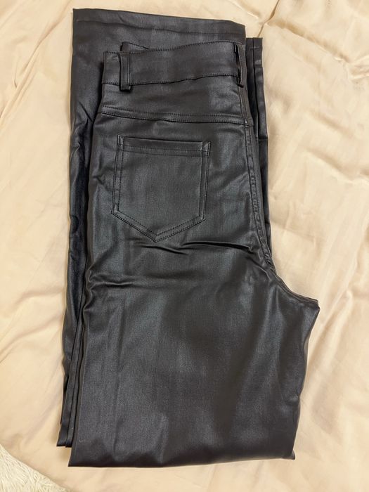 Штаны прямые, черные