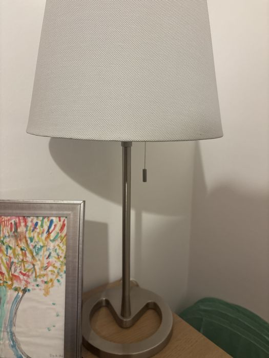 Candeeiro de mesa branco ikea