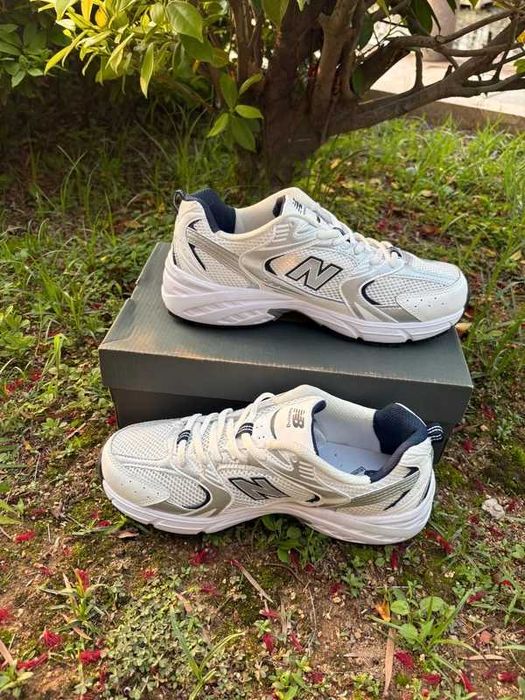 New Balance 530 White Silver Navy R.40