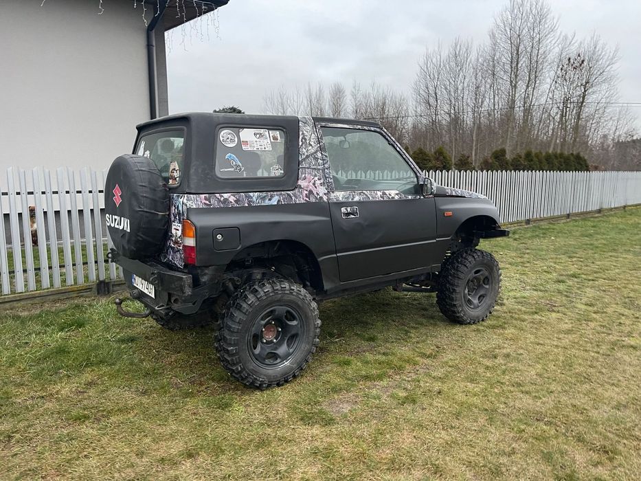 Suzuki Vitara 1.6 16V swap most samurai, wyciągarka, Lift, stalowe zderzaki zmota