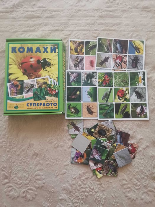Настільна гра Комахи