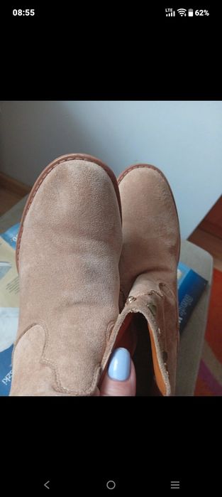 Botki damskie ukryta koturna