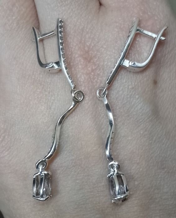 СЕРЬГИ серебро 925 пробы