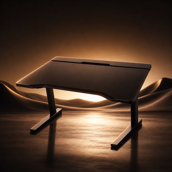 Mesa de gaming preta