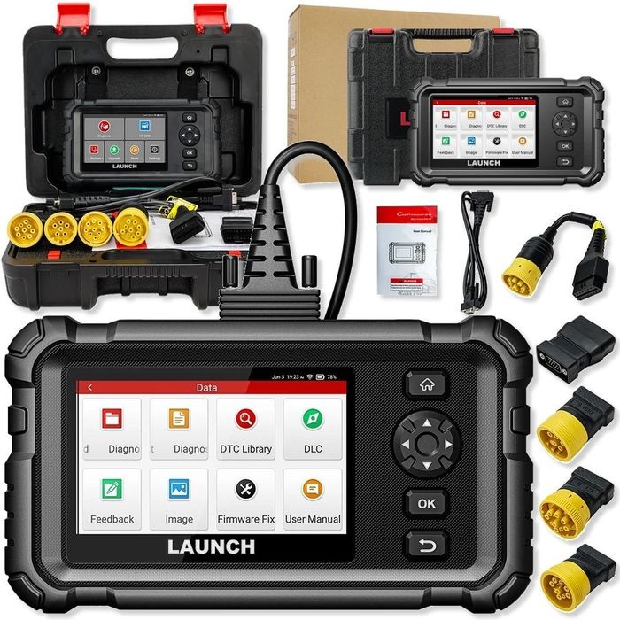 LAUNCH CRP129 HD MASZYNY ROLNICZE BUDOWLANE INTERFEJS DIAGNOSTYCZNY CIĘŻAROWE