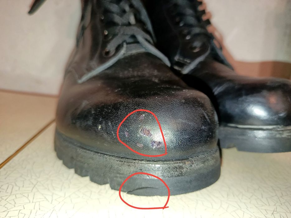 Берці Чеські шкіряні 40/27см