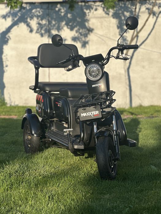 Електроскутер трицикл Maxxter ANT. Стан нового, рідний пробіг 104 км!
