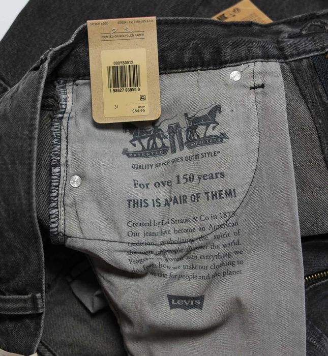 Джинсові шорти Levi's 454 relaxed fit Overnight Bag вільній крій