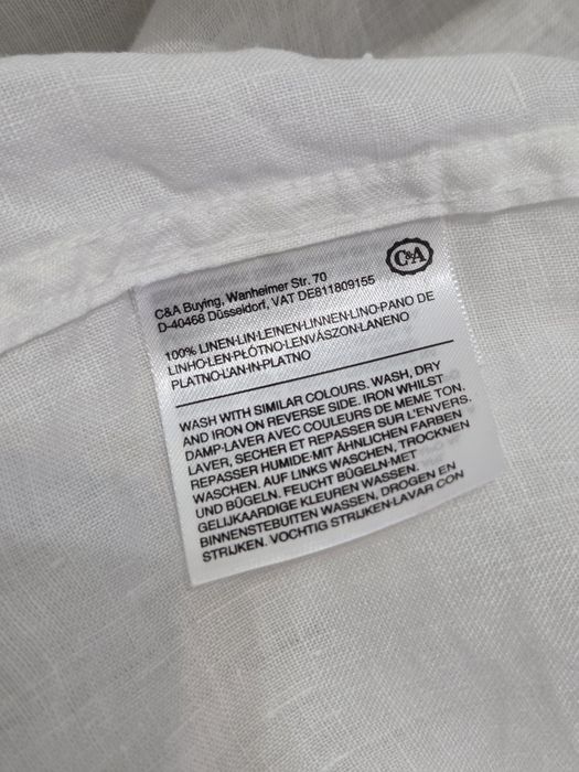 Koszula lniana 100 % lnu Canada C&A XL