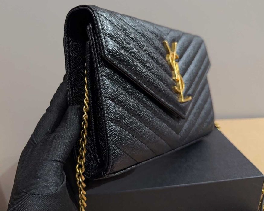 Сумка клатч YSL WOC Сен Лоран