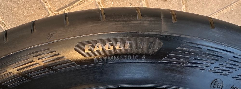 Літні шини Goodyear Eagle F1 Asymmetric 6 285/40 R21 109Y XL FP кінець 2025р.