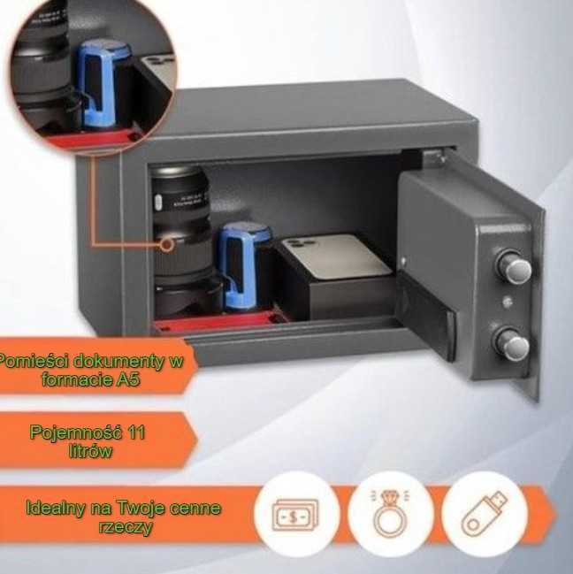 Sejf domowy elektroniczny, kasa pancerna