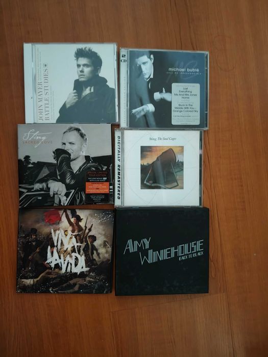 Cd's Sting, Coldplay, John Mayer
