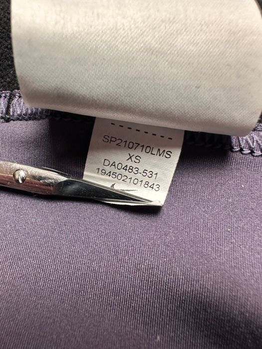 Спортивні лосини nike pro фіолетові резинка найк про леггінси для бігу