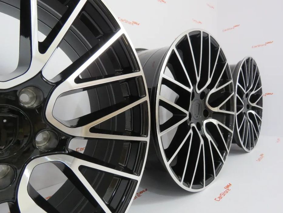 Jantes Look Porsche Panamera Turbo S 20 9+10.5 j 5x130 Pretas