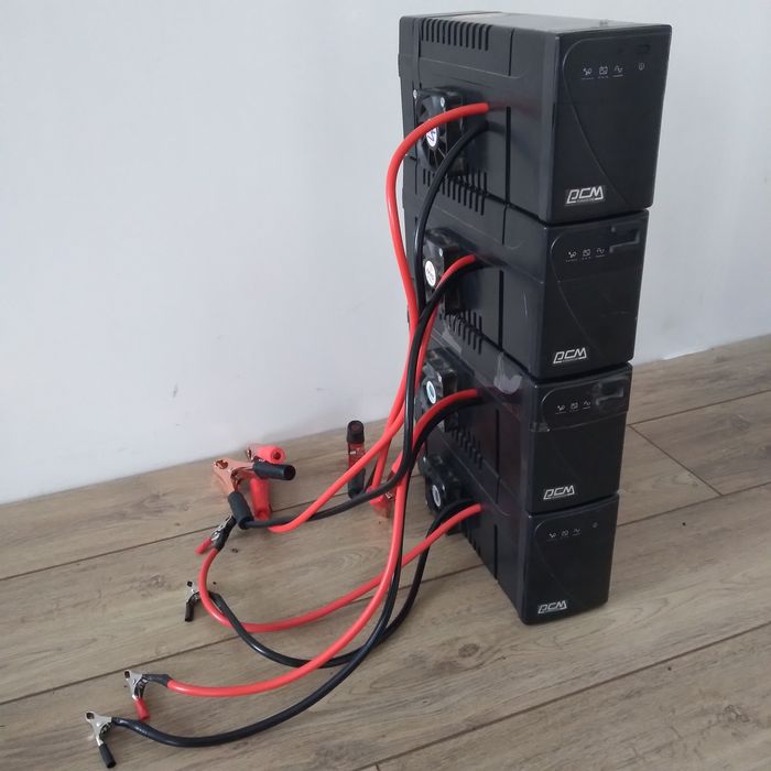 Інвертор, ups, дбж 480w ват для дому 12-220v powercom
