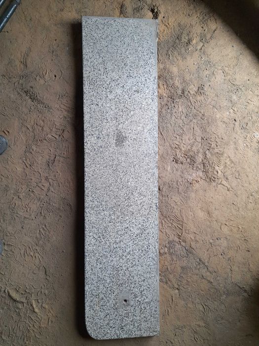 Płyty na schody zewnętrzne, stopnice z lastryko, grube (3 sztuki)