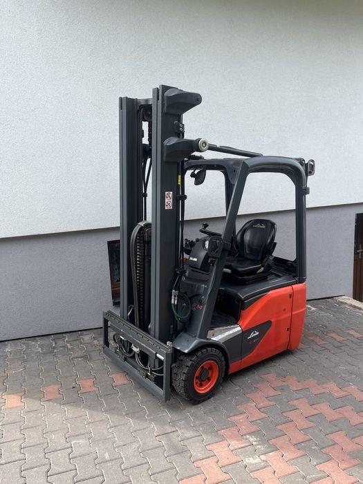 Wózek widlowy elektryczny Linde E14 2018 537 cm triplex 4 sekcje