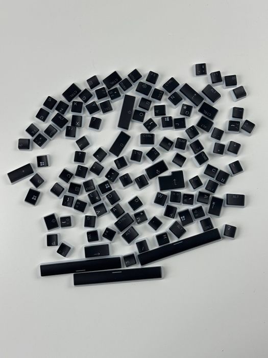 Zestaw keycapów SteelSeries PrismCaps Czarny Niemiecki (60379)