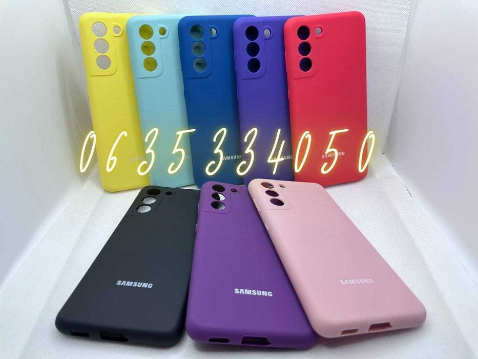 Силиконовый чехол для Samsung Galaxy S21 FE софт тач Самсунг С21 ФЕ