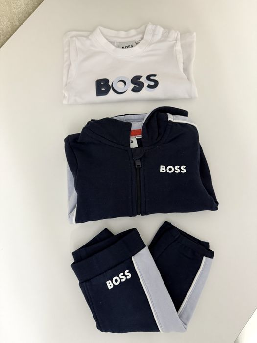 Бавовняний костюм для немовлят BOSS