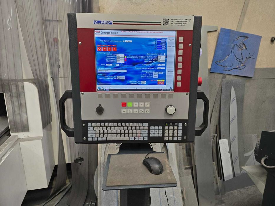 Máquina CNC Corte Jato de Água