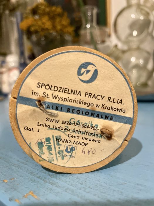 Lalka Góralka zakopiańska PRL-Spółdzielnia Pracy Kraków