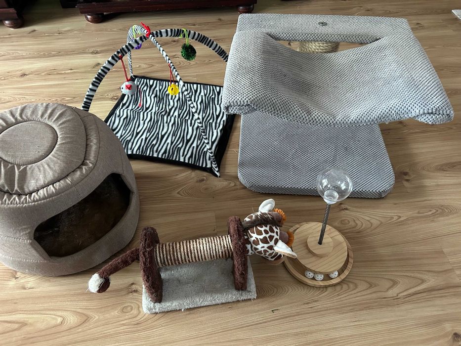 drapaki i zabawki dla kota