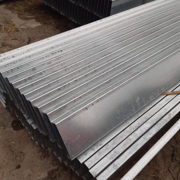 Profil ocynkowany 80x20 na ogrodzenia bramy furtki palisadowe (100x20)