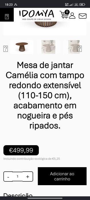 Mesa redonda Idomya